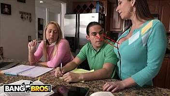[Bangbros] Stepmom Sara Jay Seduces Carter Cruise And Peter Green Into A Threesome