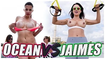[Bangbros] Public Battle Of The Goats Aletta Ocean Vs Franceska Jaimes