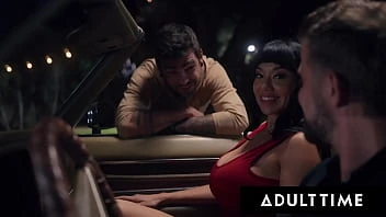 [Adulttime] Big Titty Slut Little Puck Gets Pounded In Parking Lot While Her Cuck Husband Watches