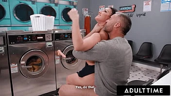 [Adulttime] Sneaky Public Laundromat With Stranger Fuck For Insatiable Slut Jennifer White