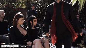 [Burning Angel] Marley Brinx Seduces A Dilf Into Fucking Her During His Wife's Burial
