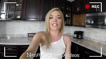 [Nanny Spy] Blonde Seduces Big Dick Employer