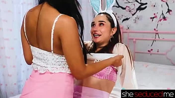 [She Seduced Me] Lesbian Easter Egg Hunt