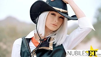 [Nubiles Porn] Overwatchers Ashe Rides Jesse's Cock Through Town