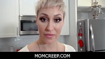 [Perv Mom] Big Tits Blonde Milf Stepmom Bent Over Sink Fucked By Stepson