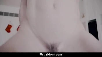 [Perv Mom] Hot Mommy Giving Christmas Blowjob To Her Young Stepson