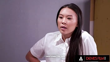[Devil's Film] Naughty Student Kimmy Kimm Deepthroats Her Teacher's Cock For Great Grades