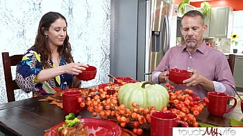[Touch My Wife] Stuffing My Wife's Pussy On Thanksgiving With Strange Amiee Cambridge