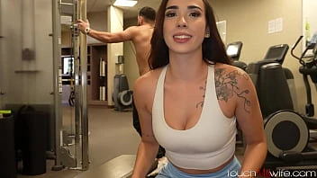 [Touch My Wife] Latina Hotwife Fucks Stranger At Gym Hotel Gaby Ortega