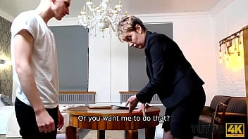 [Tutor 4K] Lesson With New Literature Tutor Ends For Smart Fellow With Sex