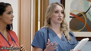 [Girlsway] Hot Rookie Nurse With Big Tits Has A Wet Pussy Formation With Her Superior