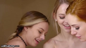 [Web Young] Naomi Swann Gets Caught Doing A Steamy Threesome In The Closet