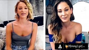 [Mommy's Girl] Thirsty Emma Hix And Stepmom Cherie Deville Share Their Wet Pussy On Cam