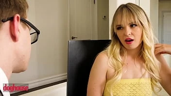 [Dog House] Lilly Bell Sucks Her Stepuncle's Alex Jett Cock Gets His Cum On Her