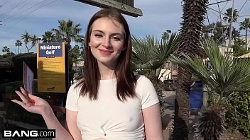 [Bang] Maya Kendrick Amateur Teen Flashes Hairy Pussy On Minigolf Date