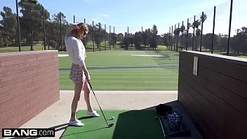 [Bang] Nadya Nabakova Puts Her Pussy On Display At The Golf Course