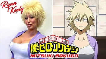 [Camsoda] Sexy Milf Ryan Keely Cosplay As Mitsuki Bakugo Gets Cum On Bush