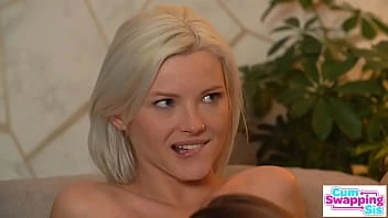 [Cum Swapping Sis] Hot Stepsister Zazie Shares Step Brothers Cum With Girlfriend Olivia Sparkle Se
