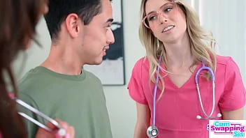 [Cum Swapping Sis] Rissa May Jill Kassidy Roleplay Stepbro's Doctor Double Checking His Sperm Quantity