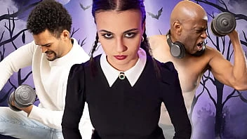 [Daddy 4K] Slutty Wednesday Is Cheating On Her Bf With Big Black Cock