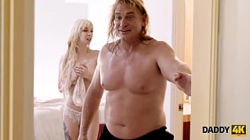 [Daddy 4K] Cunning Man Seduces Sons Cute Bride Before Wedding Ceremony
