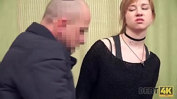[Debt 4K] Lovely Redhead Alice Klay Should Suck And Ride The Loan Collector's Cock