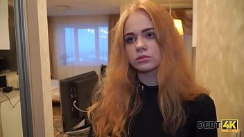 [Debt 4K] Collector Fucks Mouth And Twat Of Sweet Lassie For Her Debts