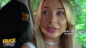 [Fake Hostel] Hot Blonde Marilyn Crystal Fucked By Her Driving Teacher