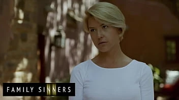 [Family Sinner] Hot Blonde Milf Kit Mercer Blows Fucks Her Step Son Van Wyldes