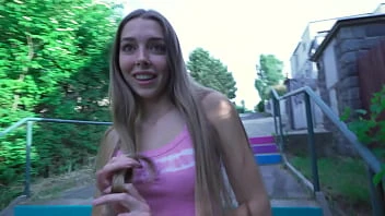 [Public Agent] Tall Slim Girl With Long Legs Could Easily Be A Model But Loves