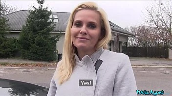 [Public Agent] Blonde Milf With Big Boobs Fucks A Stranger For Cash