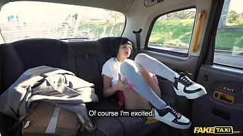 [Fake Taxi] Super Sexy French Student Seduces Taxi Driver For A Free Ride