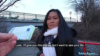 [Public Agent] Hot Thai Beauty Fucked Hard In Horny Gas Station Toilet Fuck