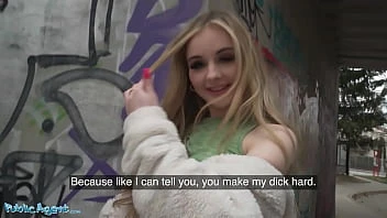 [Public Agent] Blonde Brit Babe Pov Blowjob And Fucked Outside