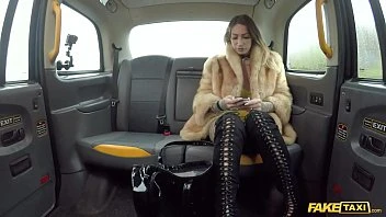 [Fake Taxi] Ava Austen Rides A Big Black Dildo On The Backseat