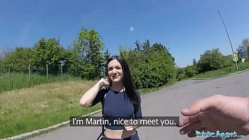[Public Agent] Amazingly Sexy Ass Rides Big Cock In A Public Place