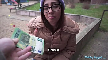 [Public Agent] Ale Danger Demonstrating How Far She Can Deepthroat A Big Fat Cock