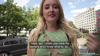 [Public Agent] Hot Young Blonde Wants Strangers Big Cock For Content Creation