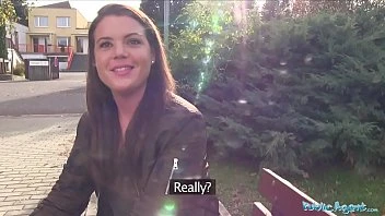 [Public Agent] Sexy Student Creampied Outdoors