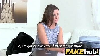 [Female Agent] Sexy Model Gets Her First Taste Of Hot Agents Wet Pussy