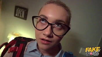 [Fake Hostel] Halloween Special The Haunted Locker Sweet Horny Teen With Small Tits Gets Super