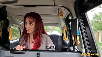[Fake Taxi] Slim French Redhead In A Hurry Can Barely Fit A Huge Italian Cock
