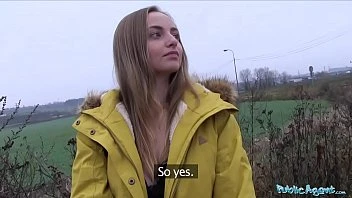 [Public Agent] Innocent Lady Bug Paid For Sex