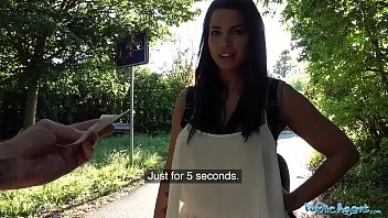 [Public Agent] Chloe Lamour Gets Her Big Boobs Jizzed On For Cash