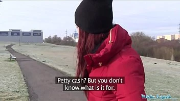 [Public Agent] Jessica Red Gets Cash For Sex Deal In A Car