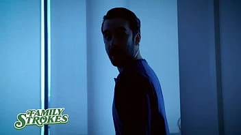 [Family Strokes] Stepson Is Perving On Hot Busty Stepmom