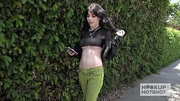 [Hookup Hotshot] Skinny Pale Teen Leda Elizabeth Gets Banged Hard By