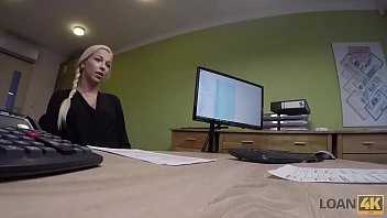 [Loan 4K] Naughty Blonde Fucks To Borrow To Buy A New Mercedes