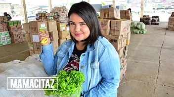 [MamacitaZ] Carnedelmercado Xiomara Soto Pedro Nel Chubby Latina Goth Chick Picked Up For A Hardcore