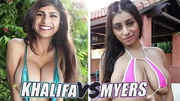 [Mia Khalifa Official] Bangbros Battle Of The Goats Vs Violet Myers Round Two